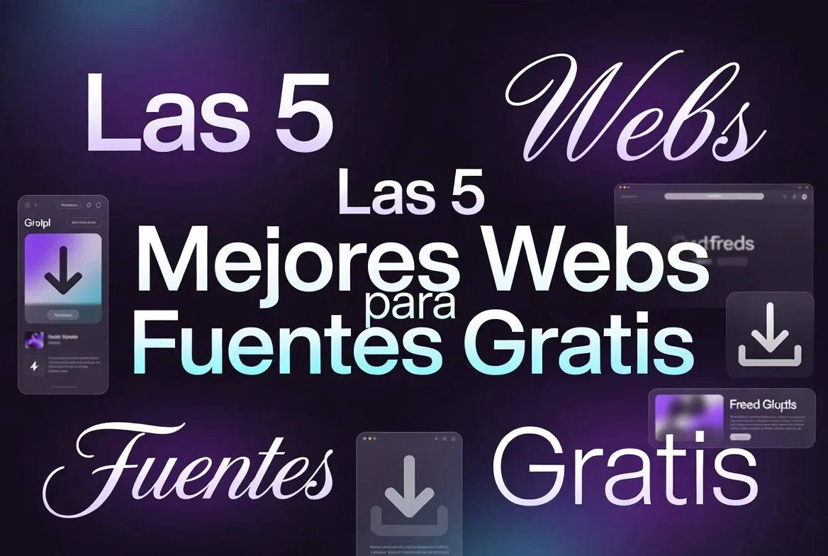 Las 5 mejores webs para descargar fuentes gratis