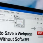 Cómo guardar una página web en PDF sin programas