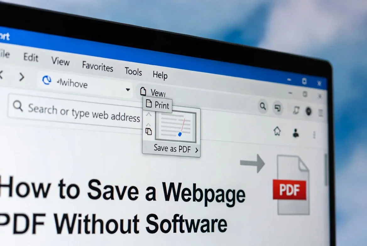 Cómo guardar una página web en PDF sin programas
