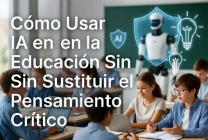 Cómo usar la inteligencia artificial en la educación sin sustituir el pensamiento crítico