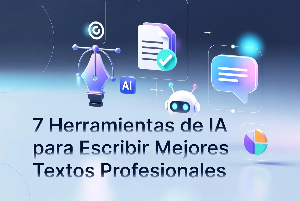 7 herramientas de inteligencia artificial para escribir mejores textos profesionales