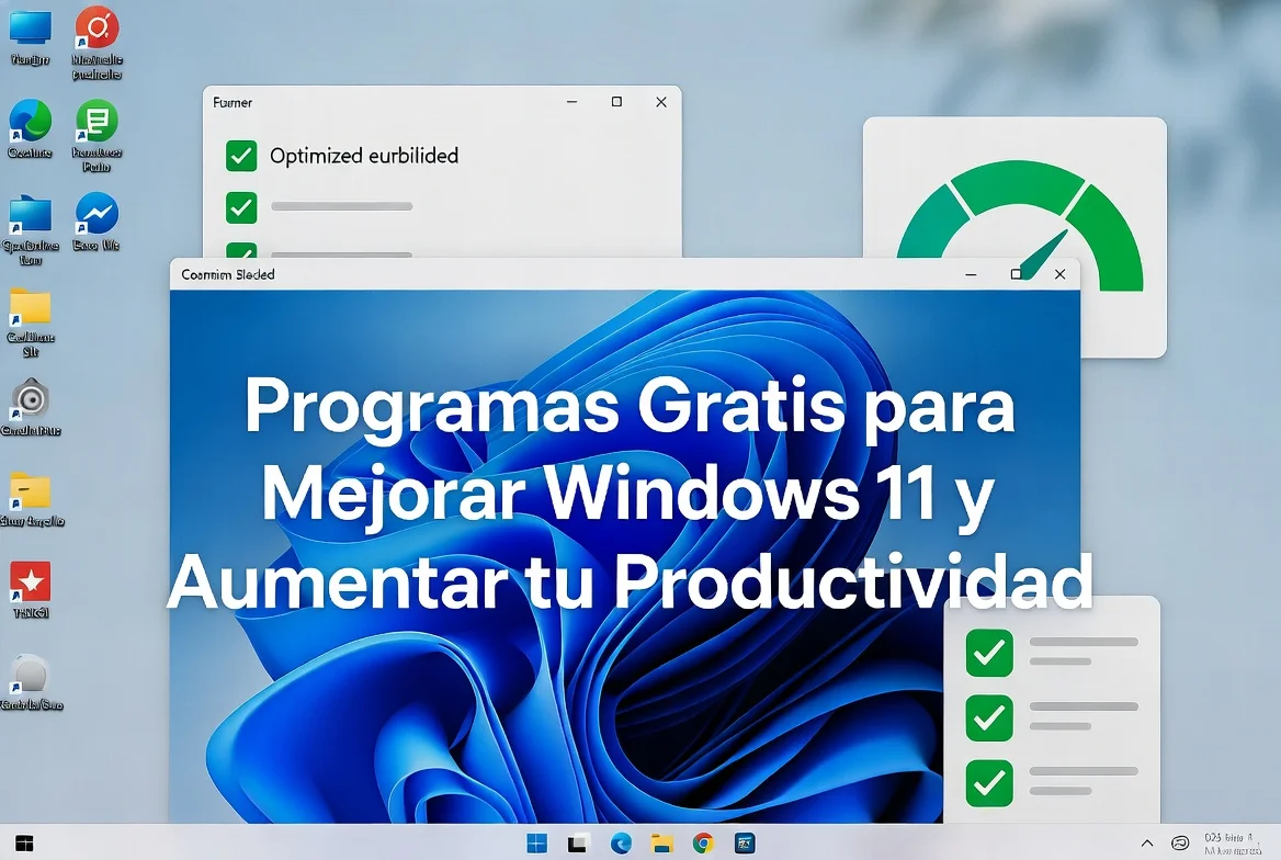 Programas gratis para mejorar Windows 11 y aumentar tu productividad