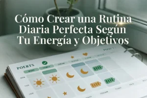 Cómo crear una rutina diaria perfecta según tu energía y objetivos