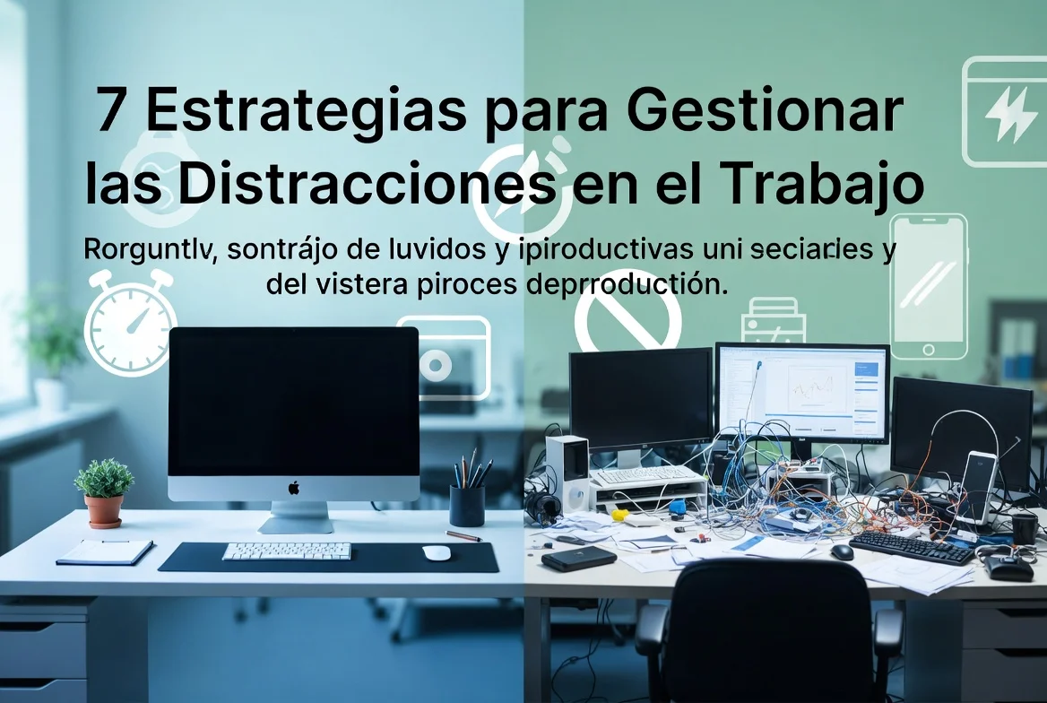 7 estrategias para gestionar las distracciones en el trabajo