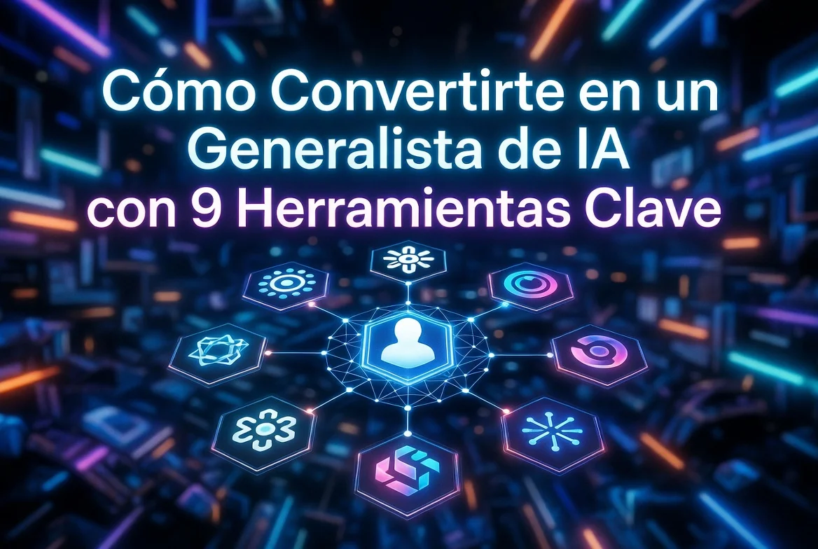 Cómo convertirte en un generalista de inteligencia artificial con 9 herramientas clave