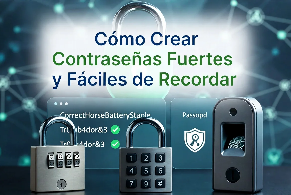 Cómo crear contraseñas fuertes y fáciles de recordar