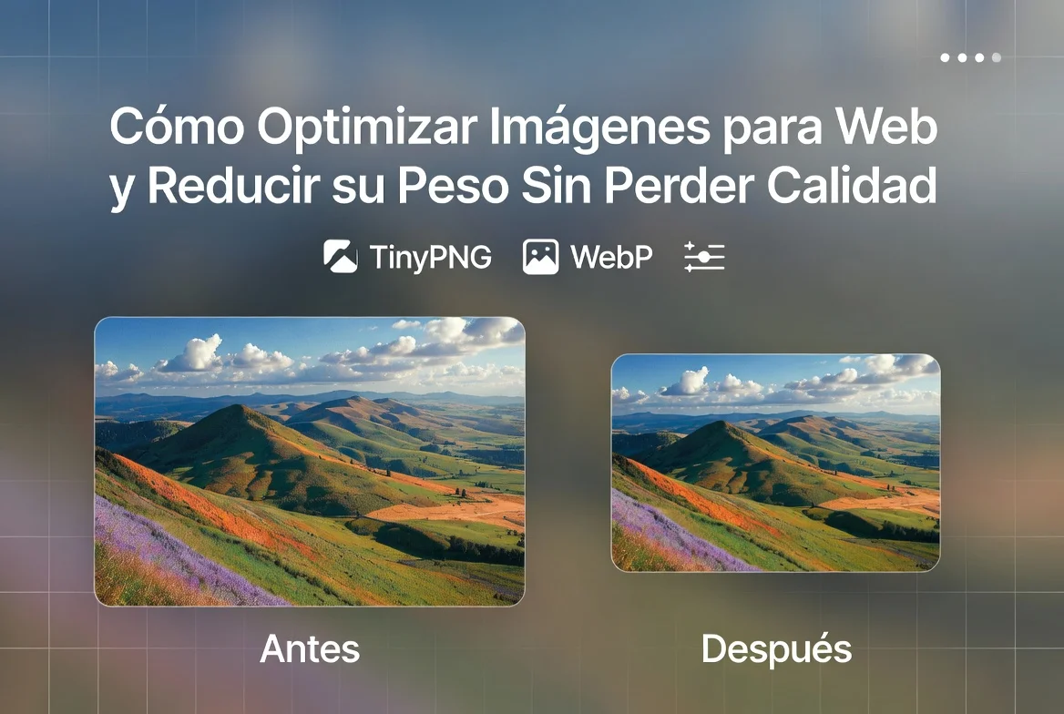 Cómo optimizar imágenes para web y reducir su peso sin perder calidad