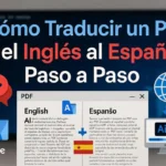 Cómo traducir un PDF del inglés al español paso a paso